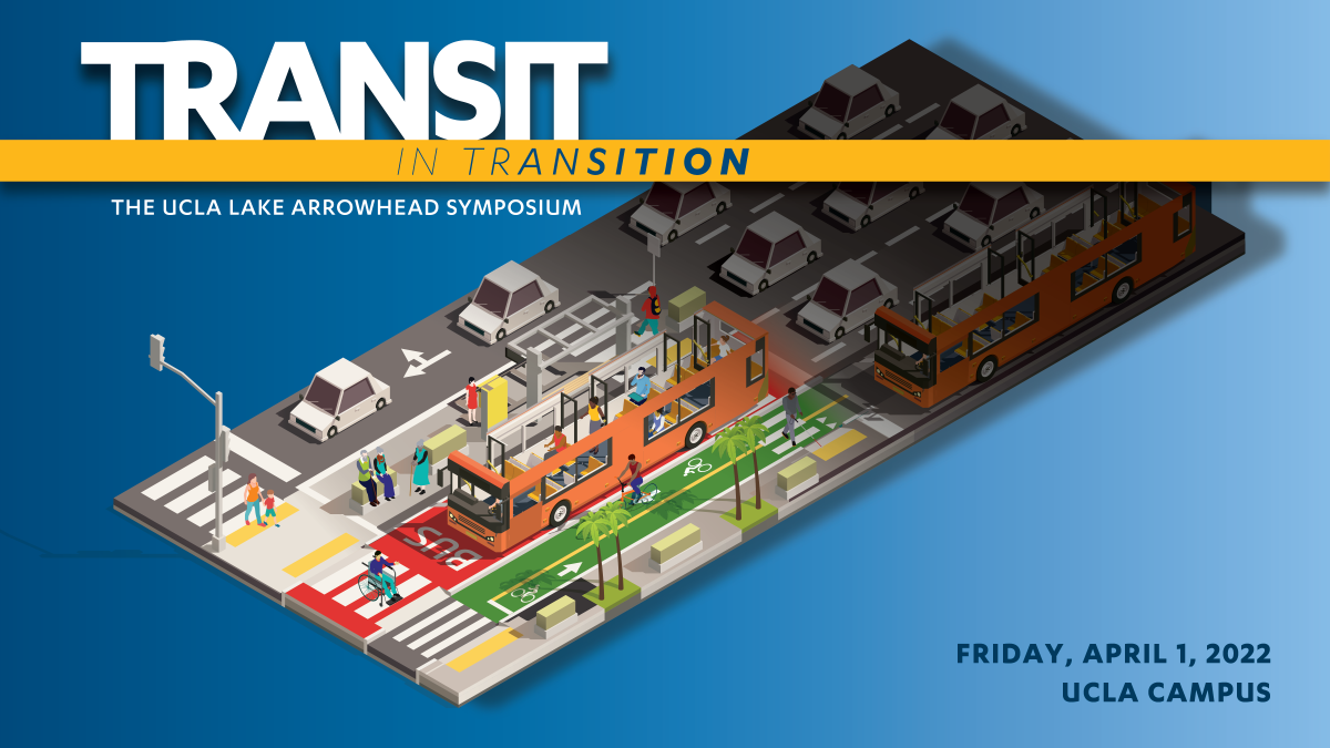 Logo for Transit in Transition 2022 at UCLA campus