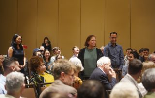 The Shoup Doctrine contributing authors are recognized during the book talk.